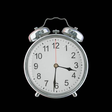 Öğleden Sonra 3: 31 veya AM Vintage Çelik Alarm Saati