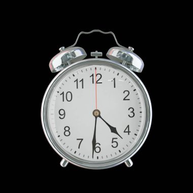 Öğleden Sonra 4: 31 veya AM Vintage Çelik Alarm Saati