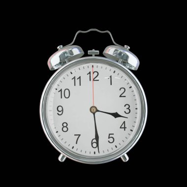 Öğleden Sonra 3: 29 veya AM Vintage Çelik Alarm Saati