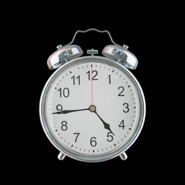 Öğleden Sonra 4: 44 veya AM Vintage Çelik Alarm Saati