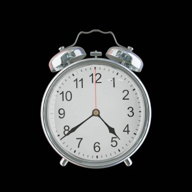 Öğleden Sonra 4: 39 veya AM Vintage Çelik Alarm Saati