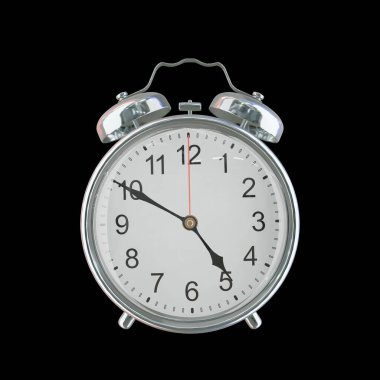 Öğleden Sonra 4: 50 veya AM Vintage Çelik Alarm Saati