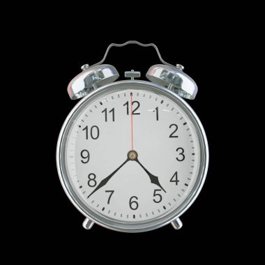 Öğleden Sonra 4: 38 veya AM Vintage Çelik Alarm Saati