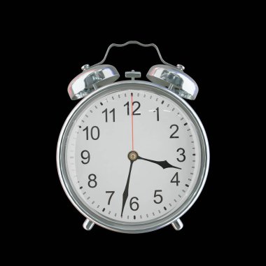 Öğleden Sonra 3: 32 veya AM Vintage Çelik Alarm Saati