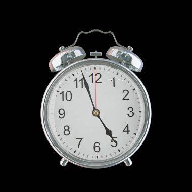 Öğleden Sonra 4: 57 veya AM Vintage Çelik Alarm Saati