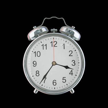 Öğleden Sonra 3: 36 veya AM Vintage Çelik Alarm Saati