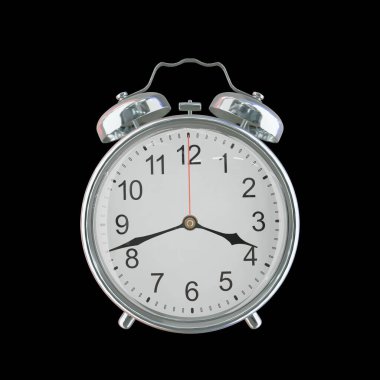 Öğleden Sonra 3: 42 veya AM Vintage Çelik Alarm Saati