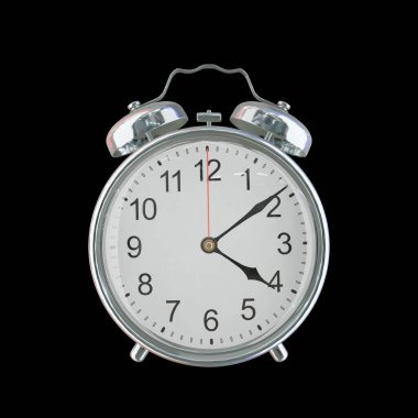 Akşam 4: 09 ya da AM Vintage Çelik Alarm Saati