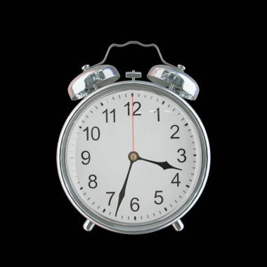 Öğleden Sonra 3: 33 veya AM Vintage Çelik Alarm Saati