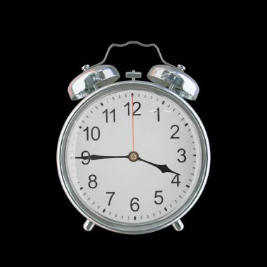 Öğleden Sonra 3: 45 veya AM Vintage Çelik Alarm Saati