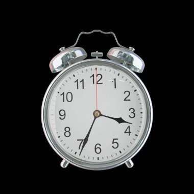 Öğleden Sonra 3: 34 veya AM Vintage Çelik Alarm Saati