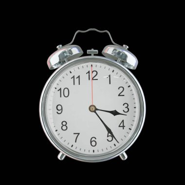 Öğleden Sonra 3: 24 veya AM Vintage Çelik Alarm Saati