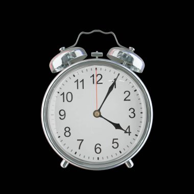 Öğleden Sonra 4: 05 veya AM Vintage Çelik Alarm Saati