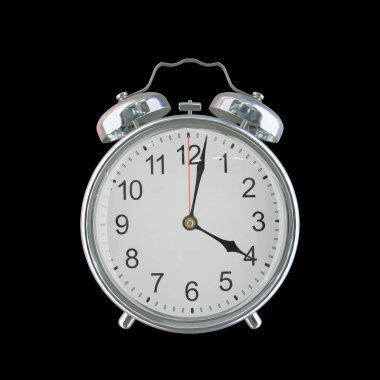 Öğleden Sonra 4: 02 ya da AM Vintage Çelik Alarm Saati