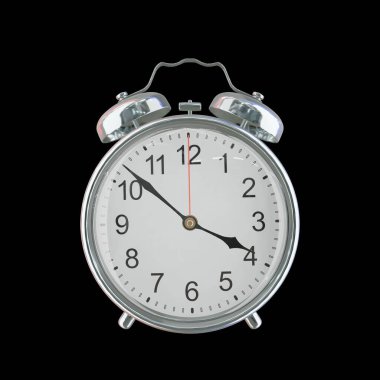 Öğleden Sonra 3: 52 veya AM Vintage Çelik Alarm Saati