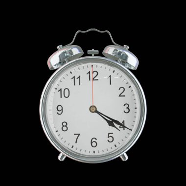 Öğleden Sonra 4: 20 veya AM Vintage Çelik Alarm Saati