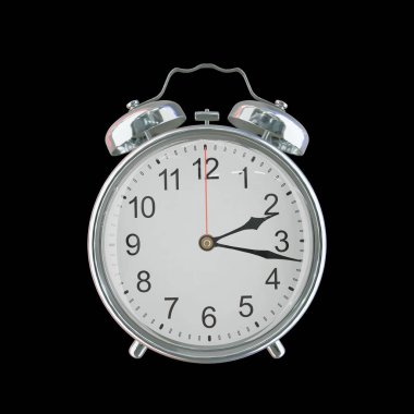 Saat 22.17 veya AM Vintage Çelik Alarm Saati