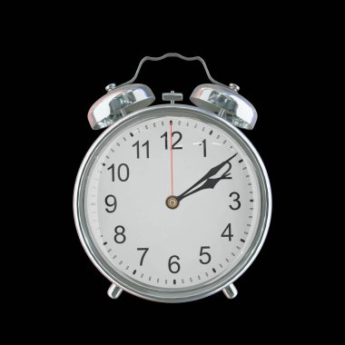 Saat 22.09 veya AM Vintage Çelik Alarm Saati