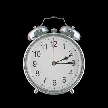 Öğleden Sonra 2: 15 veya AM Vintage Çelik Alarm Saati