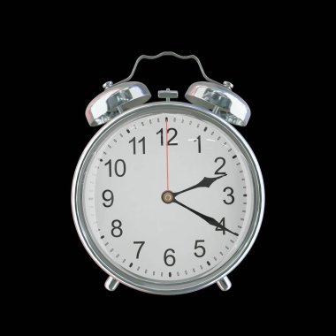 Öğleden Sonra 2: 20 veya AM Vintage Çelik Alarm Saati