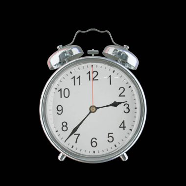 Öğleden Sonra 2: 37 veya AM Vintage Çelik Alarm Saati