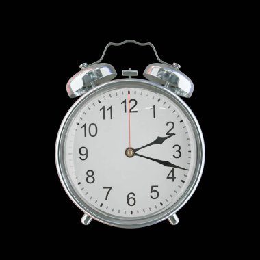 Saat 22.18 veya AM Vintage Çelik Alarm Saati