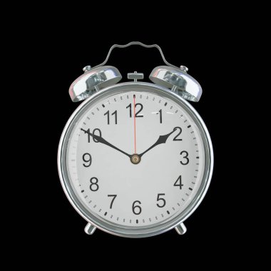 01: 50 ya da PM Vintage Çelik Alarm Saati