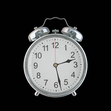 Saat 22.28 veya AM Vintage Çelik Alarm Saati