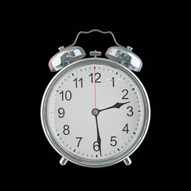 Saat 22.29 ya da AM Vintage Çelik Alarm Saati