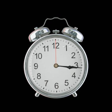 Öğleden Sonra 3: 16 veya AM Vintage Çelik Alarm Saati