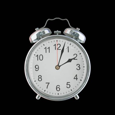 Saat 22.03 veya AM Vintage Çelik Alarm Saati