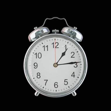 01: 00 14: 00 veya PM Vintage Çelik Alarm Saati