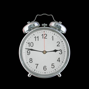 Öğleden Sonra 2: 47 veya AM Vintage Çelik Alarm Saati