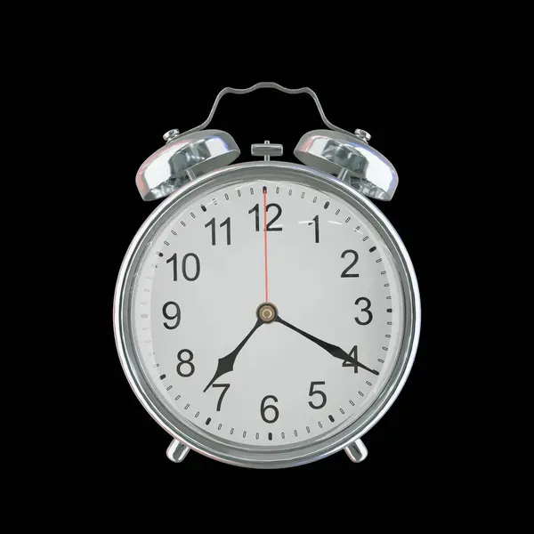 Akşam 7: 20 veya AM Vintage Çelik Alarm Saati