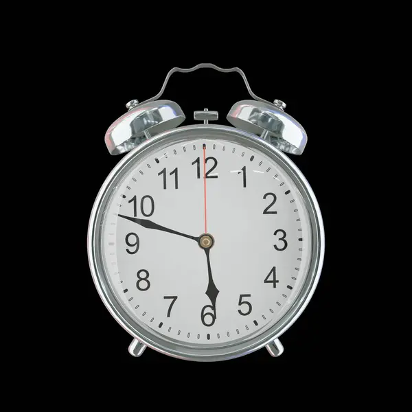 Akşam 5: 48 veya AM Vintage Çelik Alarm Saati