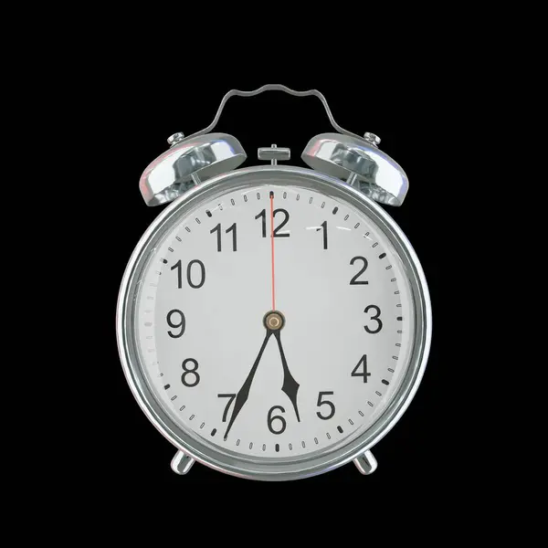 Akşam 5: 34 veya AM Vintage Çelik Alarm Saati