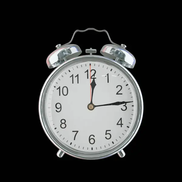 12: 00 14: 00 veya PM Vintage Çelik Alarm Saati