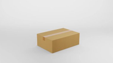 3D Karton Kutu Canlandırma Konfeti ile Altın Teklif