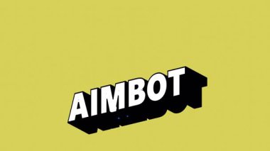 Renk Değiştiren Arkaplan ile Graffiti Biçiminde AMBE Metni