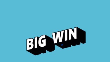 Renk Değiştiren Arkaplan ile Graffiti Biçiminde Büyük Kazanç Metni