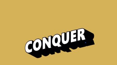 Renk Değiştiren Arkaplan ile Graffiti Biçiminde Zafer Metni