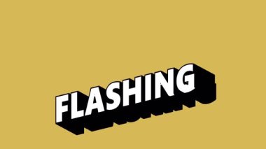 Renk Değiştiren Arkaplan ile Graffiti Biçiminde FlaSHING Metni