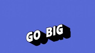 Renk Değiştiren Arkaplan ile Graffiti Biçiminde Büyük Metine Git