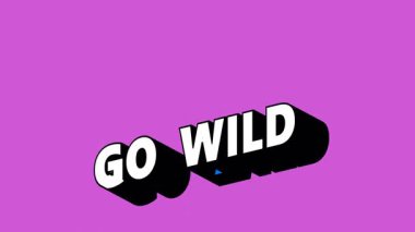 Renk Değiştiren Arkaplan ile Graffiti Biçiminde Vahşi Metine Git