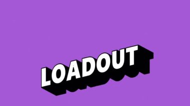 Renk Değiştiren Arkaplan ile Graffiti Biçiminde Yükleme Metni