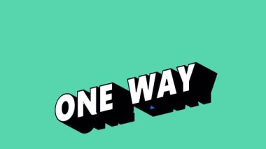 Renk Değiştiren Arkaplan ile Graffiti Biçimi Tek Yönlü Metin