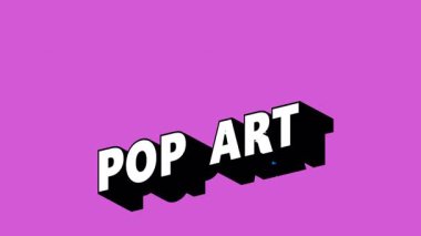Graffiti Biçimli POP Arkaplan Metni Renk Değiştiren Arkaplan
