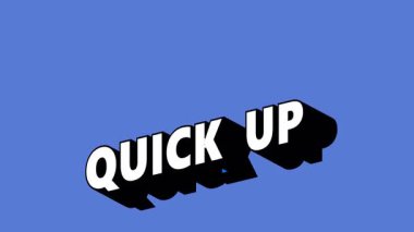 Renk Değiştiren Arkaplan ile Graffiti Biçiminde Hızlı up Metni