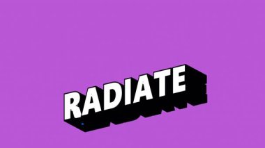 Renk Değiştiren Arkaplan ile Graffiti Biçiminde Radyo Metni