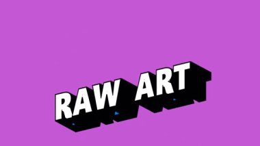 Renk Değiştiren Arkaplan ile Graffiti Biçiminde Ham Sanatsal Metin